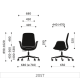 Scaun de Birou Ellie Pro 20ST