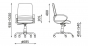 Scaun de Birou Mirage Steel LB