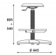 Scaun de laborator Goliat Ts02