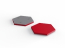 Panouri fonoabsorbante Glass Hexa